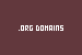  Domains: .org: 